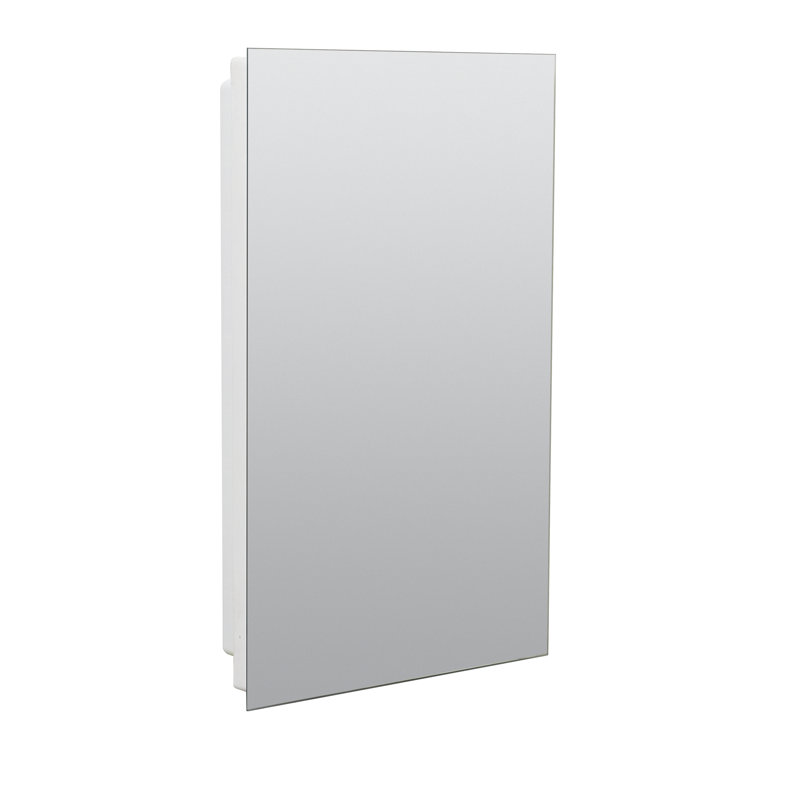 Wade Logan?? Asension 16" x 26" Recessed Frameless Medicine Cabinet with ...